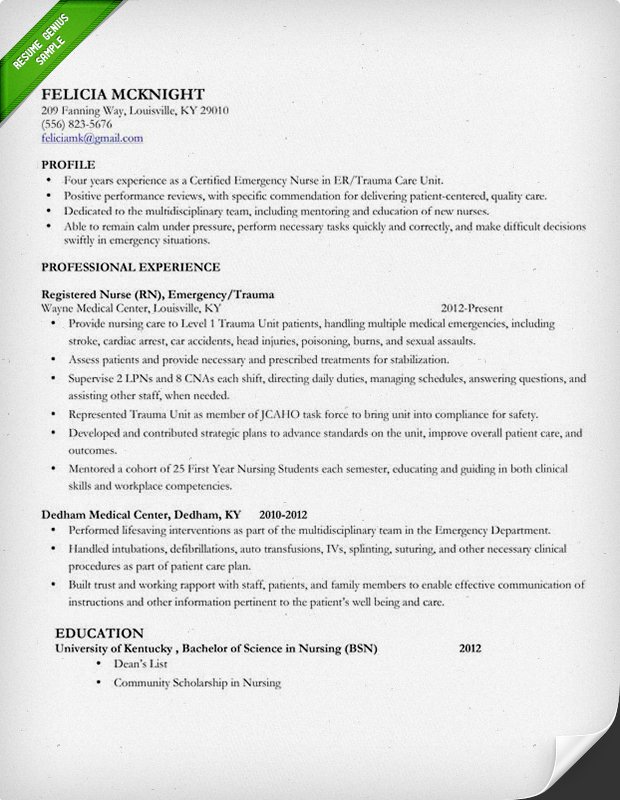 10 Best Nursing Resume Templates