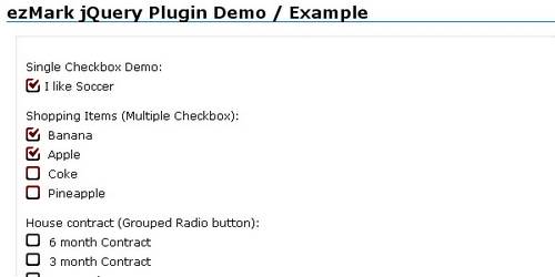 ezMark jQuery Plugin