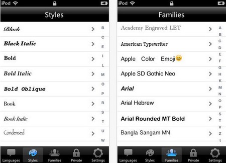 Font Designer - fonts iphone apps