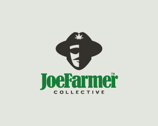 joefarmer collection - face with hat logo