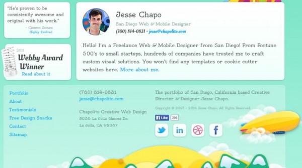 big fonts - Web Design Trends