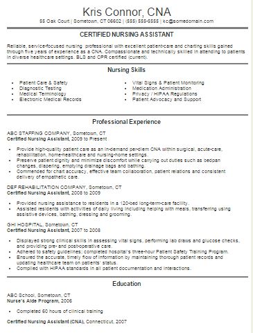 5-sample-resume-certified-nursing - nursing resume template - free web resources