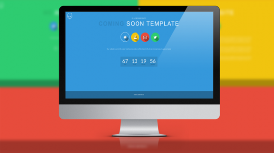 Coming Soon Panels HTML Template 9. Coming Soon Panels HTML Template - Coming Soon WordPress Themes