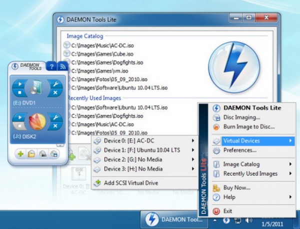 Daemon Tools Lite Daemon Tool Lite - best iso loader software