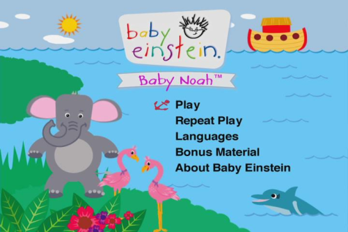 Baby Einstein Dvd Menu