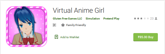 best virtual girlfriend apps - Virtual Anime Girl