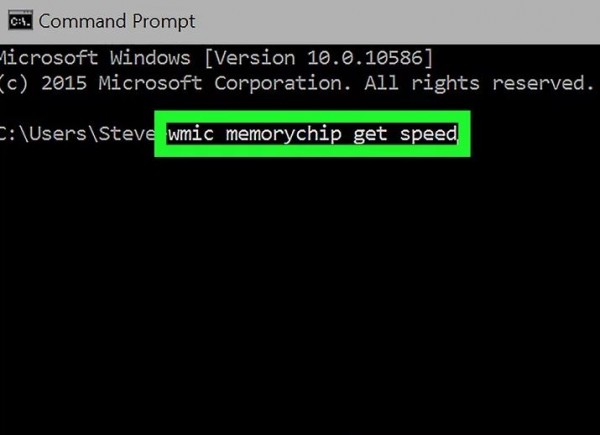 Check ram speed cmd hotsell